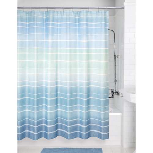 Blue Striped Shower Curtains & Shower Liners You'll Love Wayfair